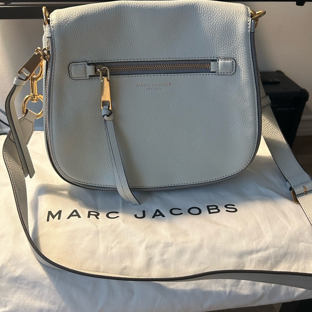 Literally new Marc Jacobs Ivory Saddlebag
